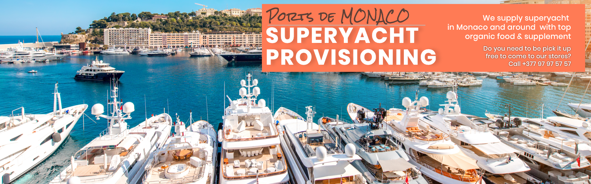 Superyacht provisionning 